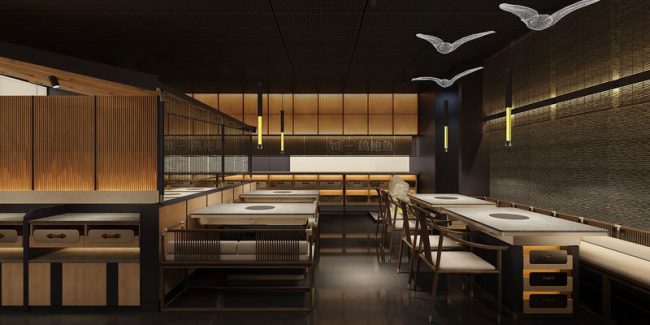 日式餐厅效果图