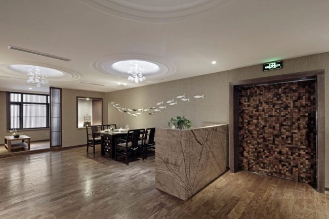 日式风格别墅场景品茶休闲厅装修图