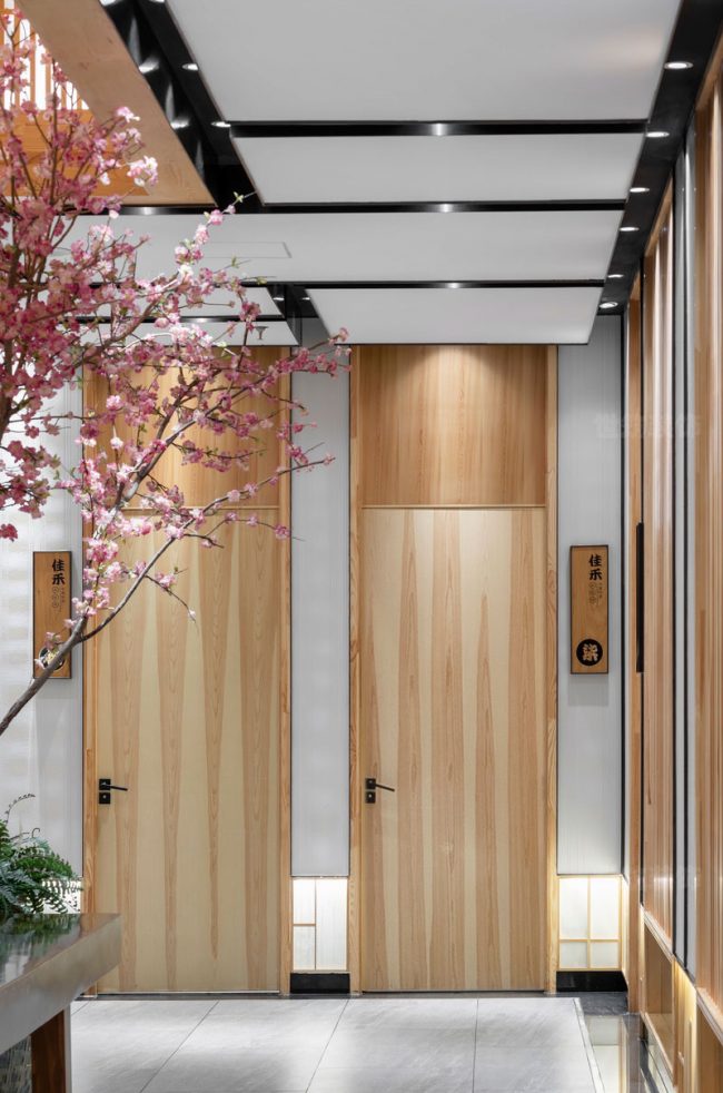 日式风格餐厅过道区域装修图