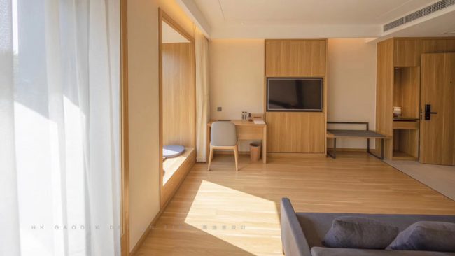 日式风格度假酒店客房装修图