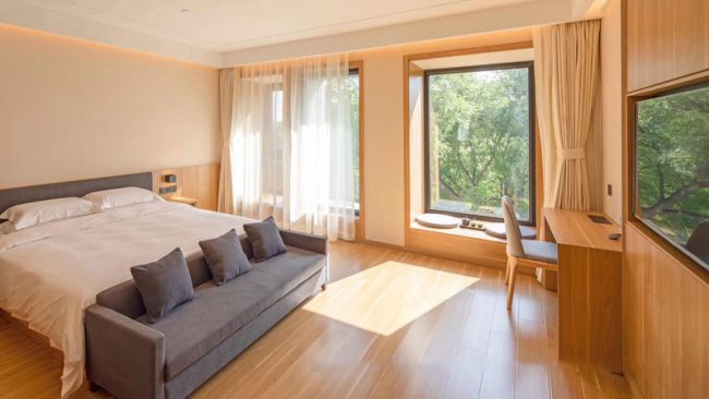 日式风格度假酒店套房装修图