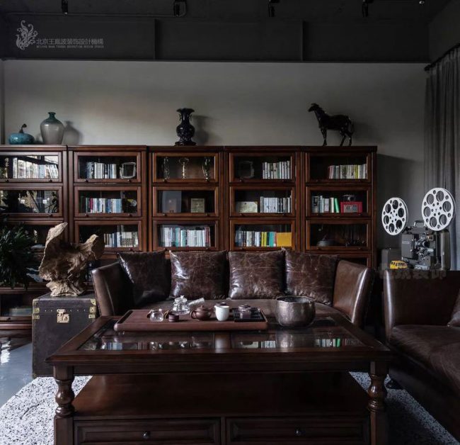 书房兼茶室的装修图