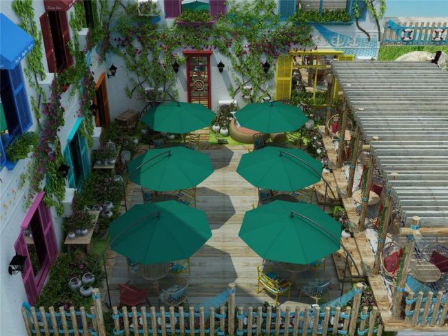 庭院式餐厅设计