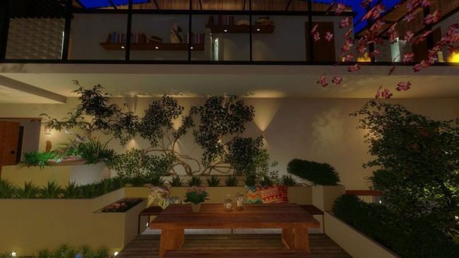 庭院休闲区设计方案