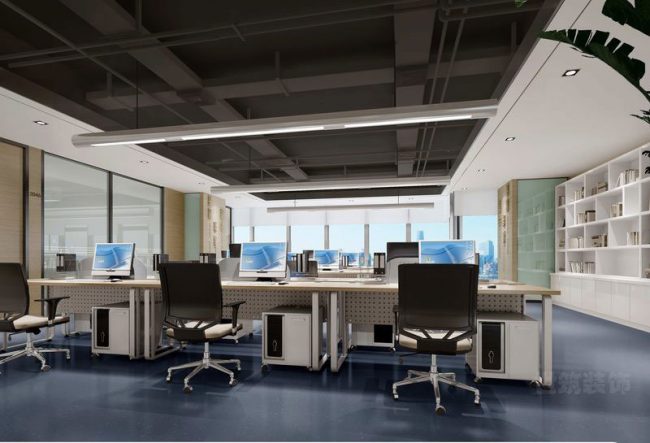现代办公室的简约设计
