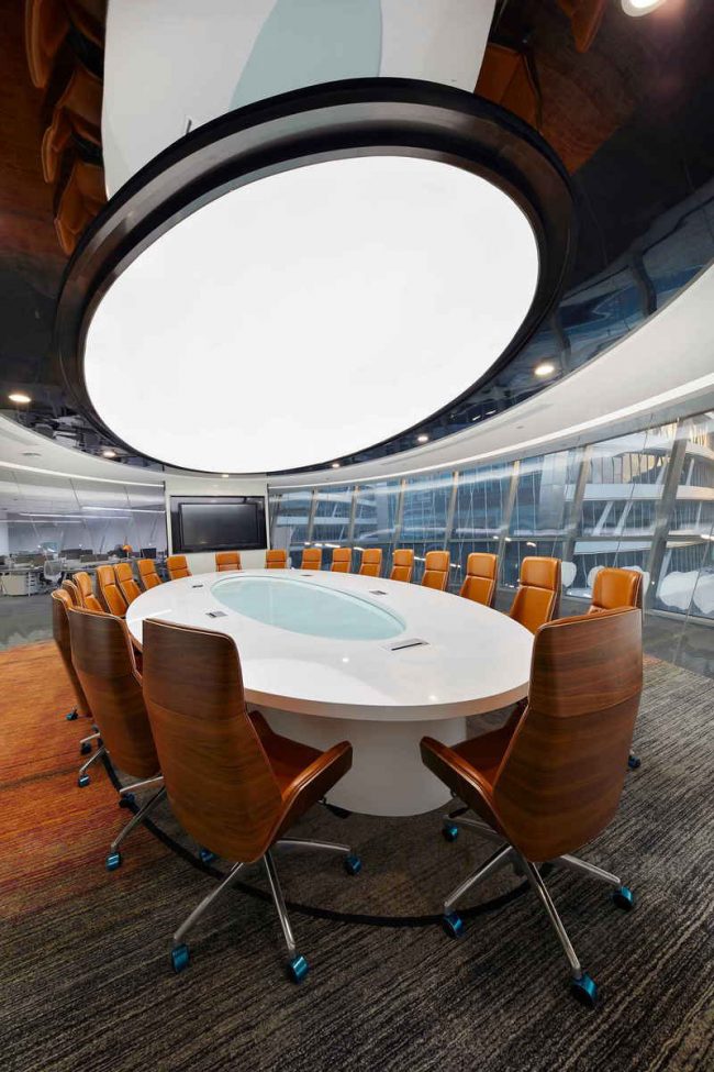 现代风格办公空间会议室装修图