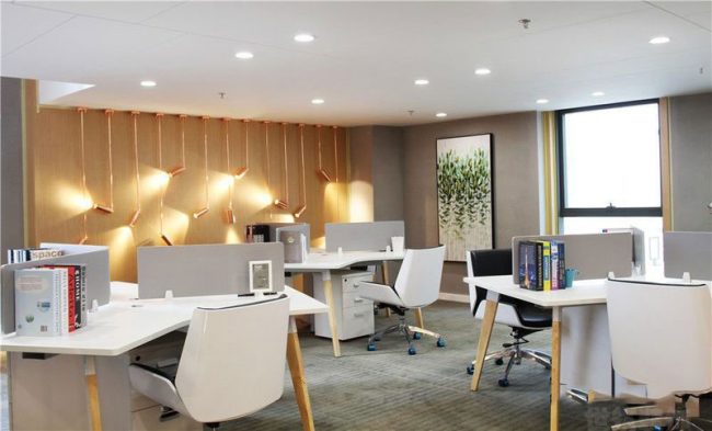 现代风格办公室办事区位置装修图