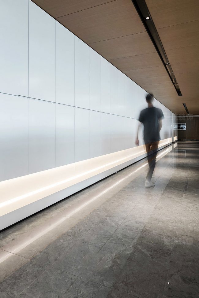 现代风格办公室过道区域装修图