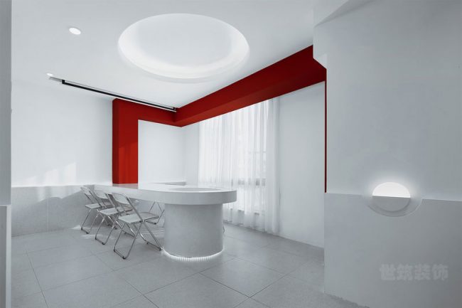 现代风格办公室会议洽谈装修图