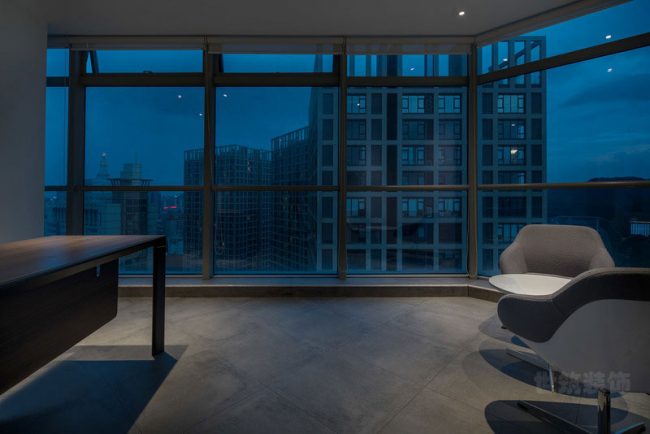 现代风格办公室洽谈区场景装修图