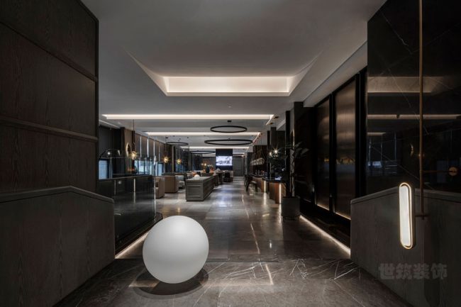 现代风格办公室前厅设计图