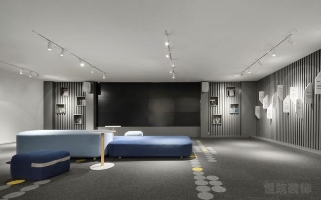 现代风格办公室企业文化展示区装修图