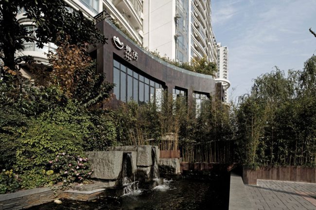 现代风格别墅庭院景观装修图