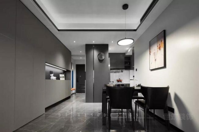 现代风格公寓家居空间餐厅区域装修图