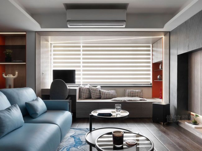 现代风格公寓客厅休息区装修图