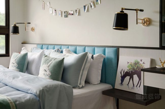 现代风格家居场景卧室区域装修图
