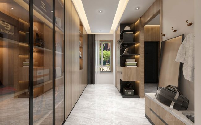 现代风格家居环境衣帽间范围装修图