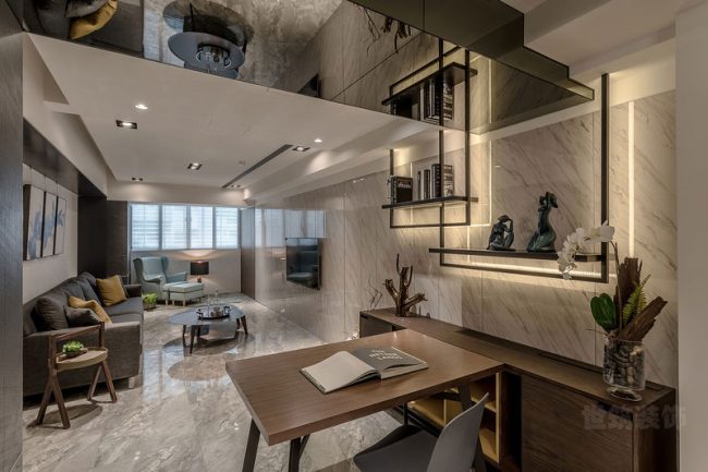 现代风格家居空间客厅区域装修图