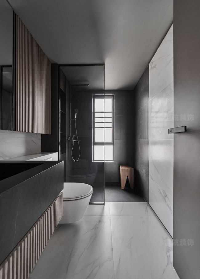 现代风格家居卫生间装修图