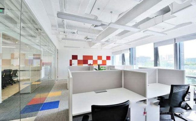 现代工业风办公室事务区装修图