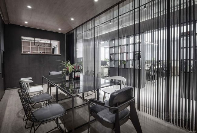 现代简约风办公室工作交流区装修图