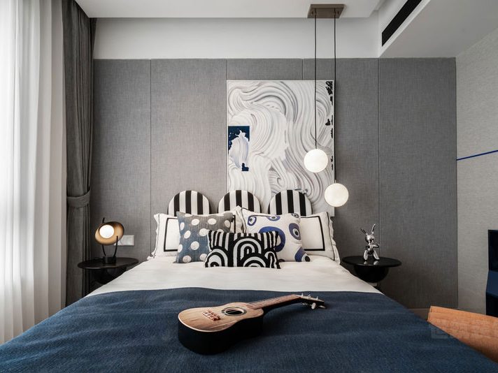 现代简约风家居卧室位置装修图