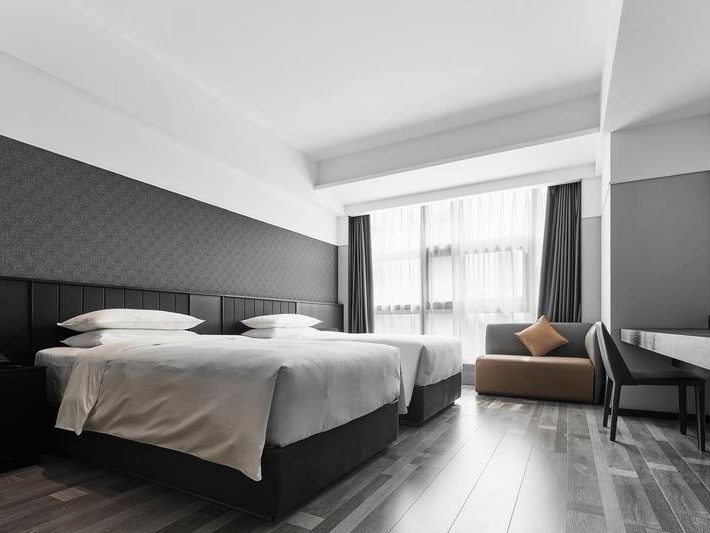 现代简约商务酒店双人套间装修图