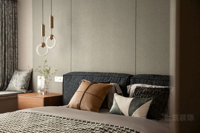 现代轻奢风家居空间卧室区域装修图
