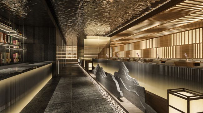 现代中式餐厅公共用餐区装修图