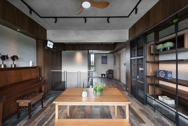 新中式别墅空间文娱起居室装修图