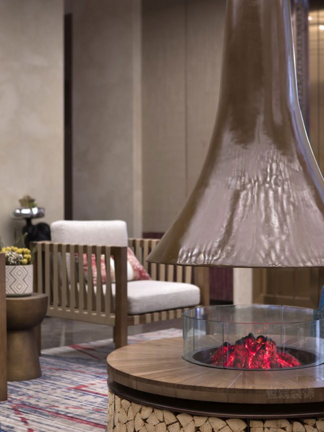 新中式别墅休闲会客厅装修图