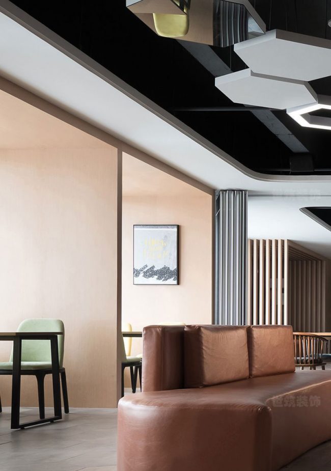 新中式餐厅空间用餐区域场景装修图