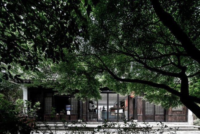 新中式度假酒店室外形象装修图