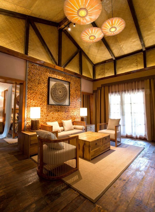 新中式度假酒店套间装修图