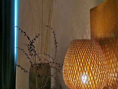 新中式风格民宿客房艺术品展示区装修图