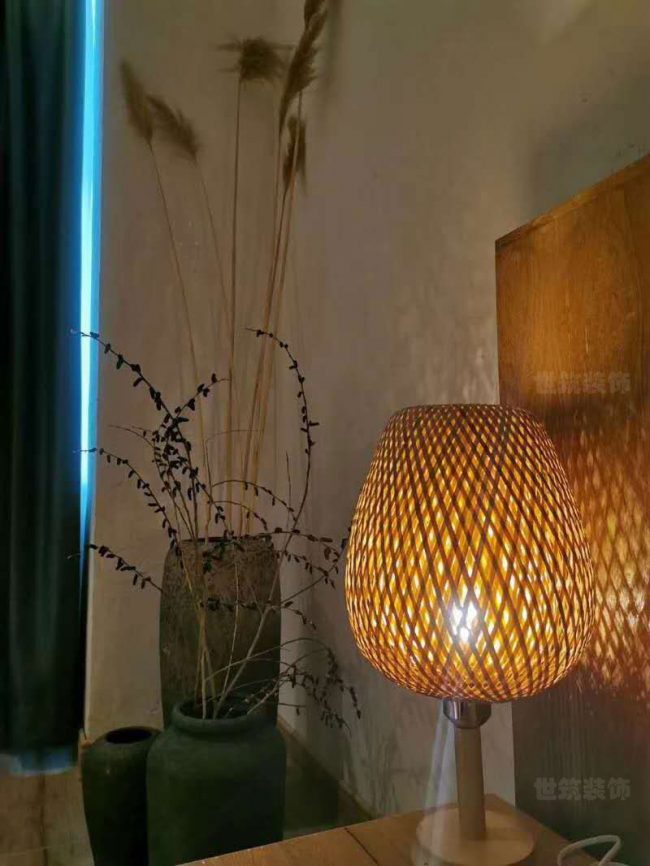 新中式风格民宿客房艺术品展示区装修图