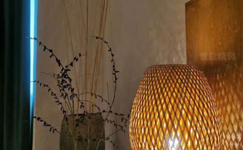 新中式风格民宿客房艺术品展示区装修图