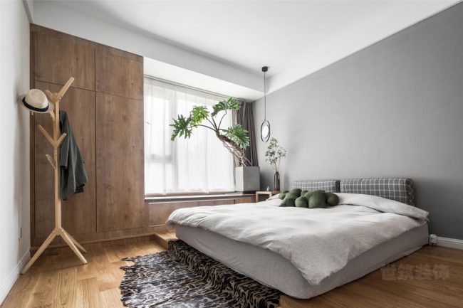 新中式家居客房场景装修图