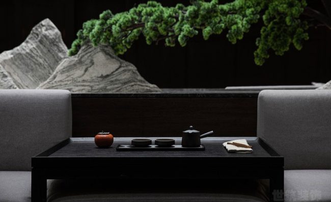 新中式家居品茶会客区装修图