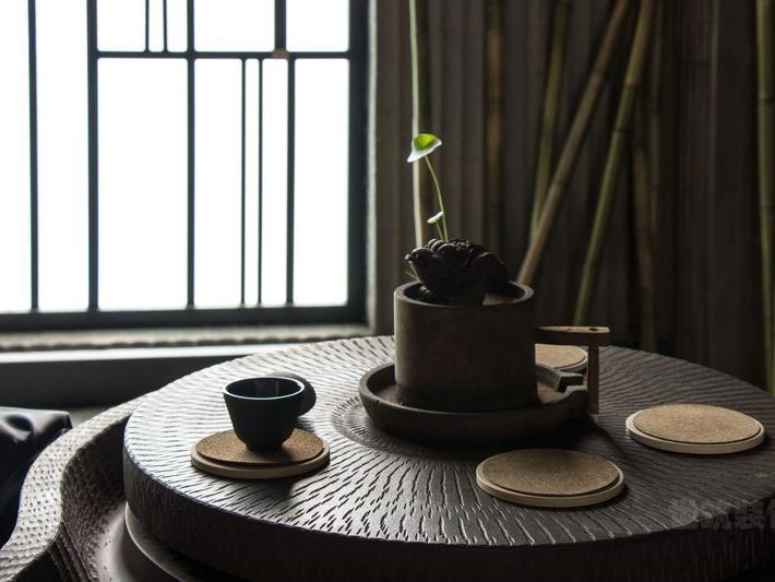 新中式家居品茶室装修图