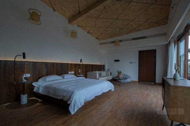 新中式民宿客房空间装修图