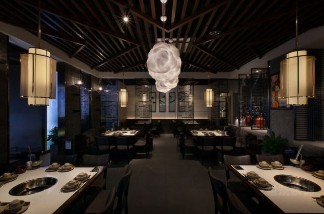 新中式中餐厅场景装修图