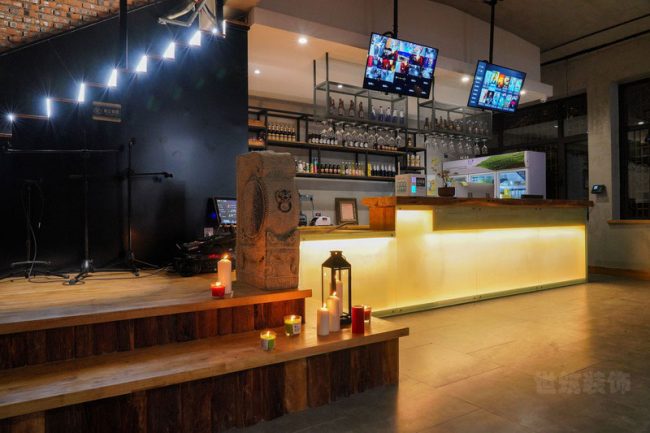 饮品店吧台设计