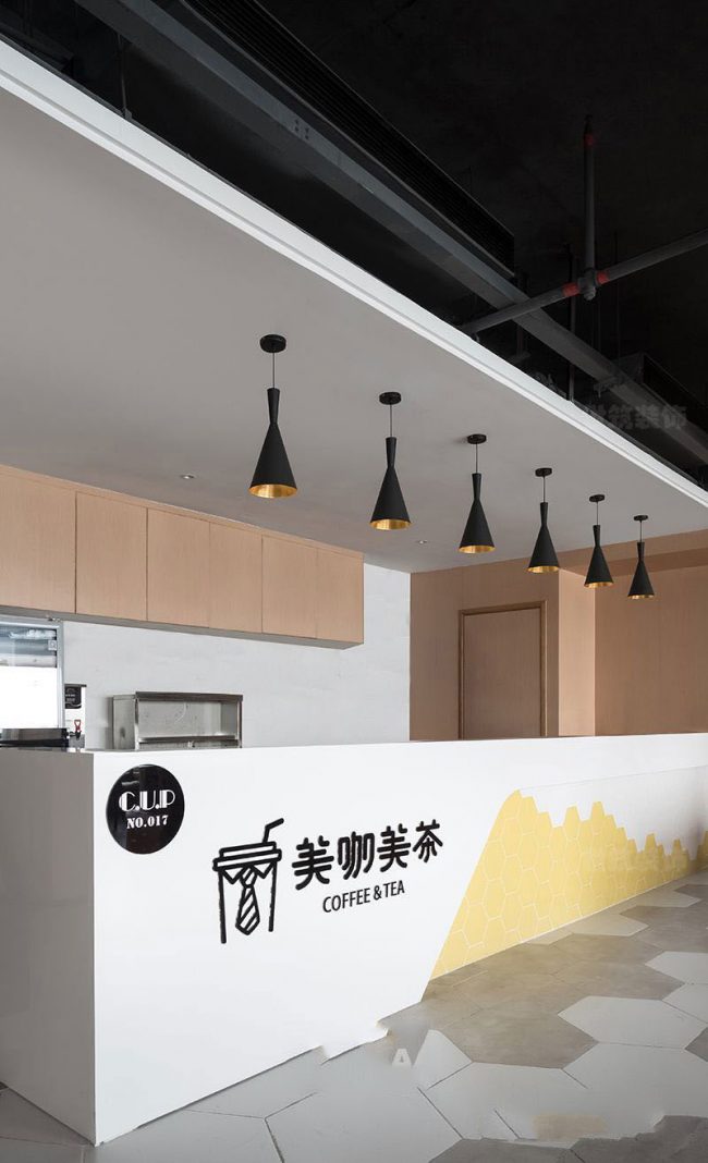 饮品店的吧台设计效果