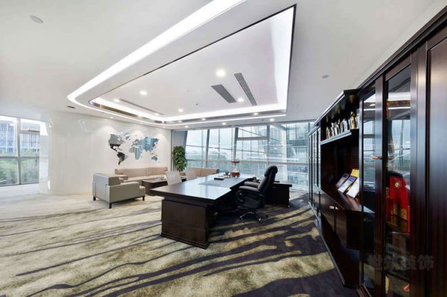 总经理办公室设计效果图