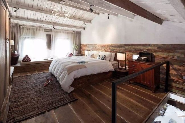 中式工业混搭风文旅民宿空间套房装修图