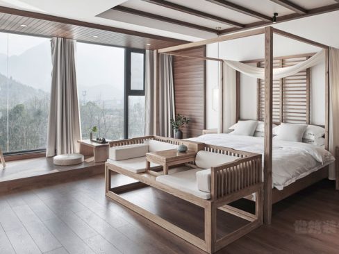 中式酒店客房装修图