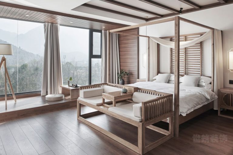 中式酒店客房装修图