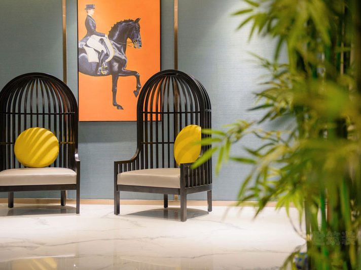 中式轻奢风家居空间休闲区装修图