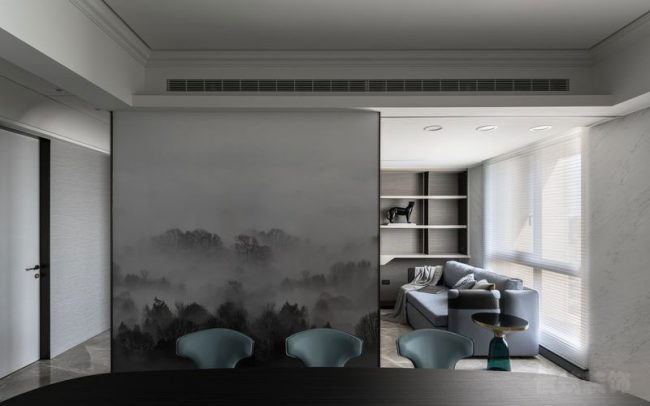 中式水墨画隔断